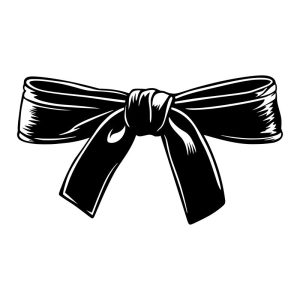 Martial Art Belt Vinyl Decal Sticker Art